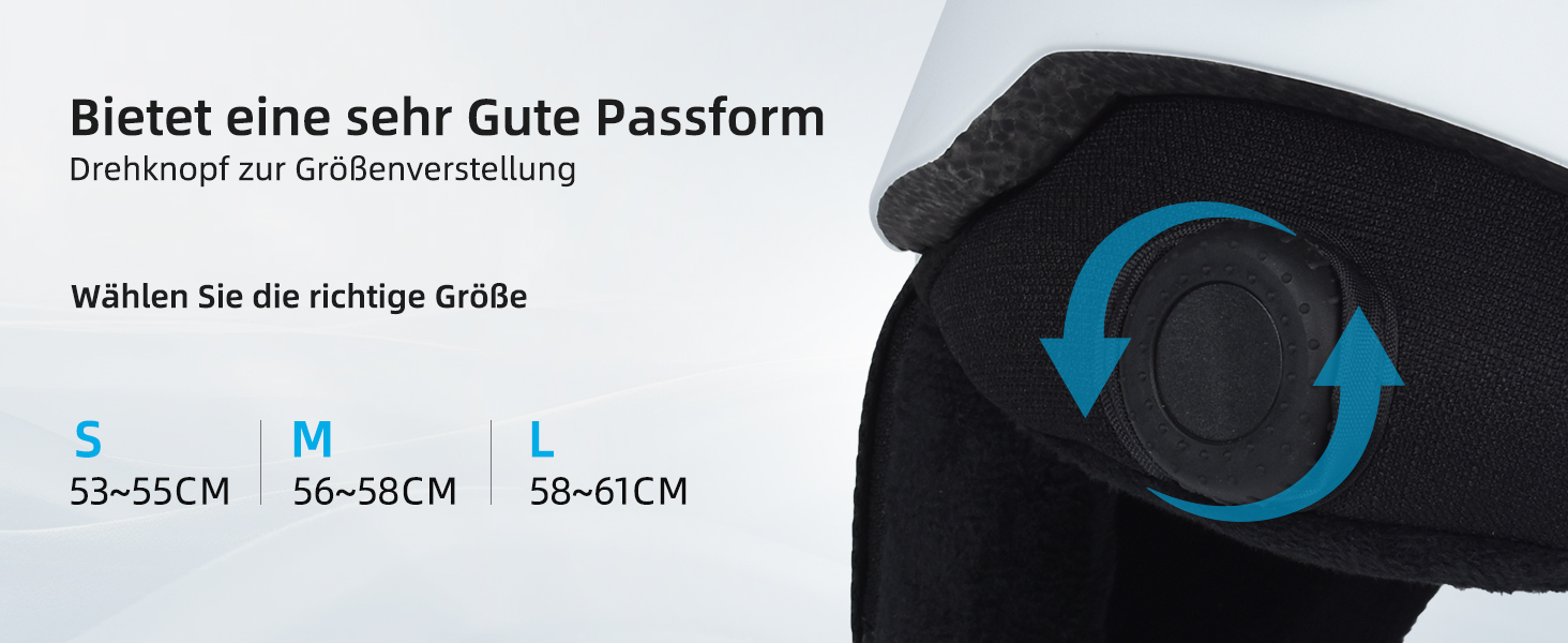 Шолом для сноуборду та лиж для чоловіків та жінок, дорослий, вентиляційні отвори, EPS-сердечник, розмір M (56-58 см), білий