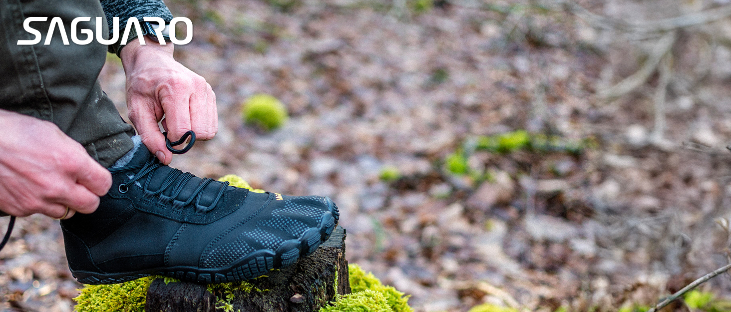 Зимові шкарпетки-тапки без шнурів SAGUARO для жінок та чоловіків, тепла підкладка, розмір EU 36-48, чорний