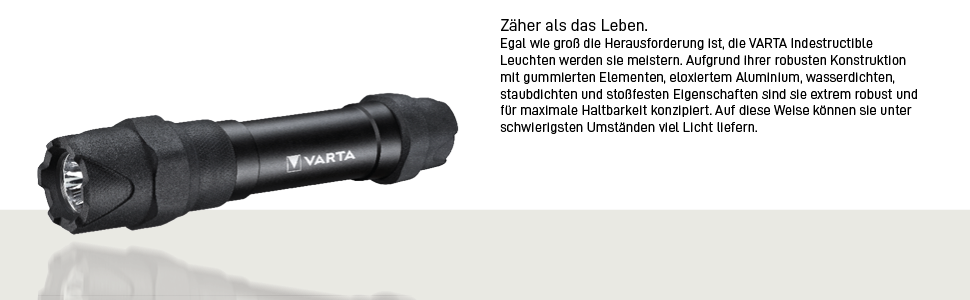 Ліхтар кемпінговий VARTA L30 Pro LED з 6 батарейками AA, індеструктивний, 4 режими освітлення, нічник, волого- та пилозахист, для риболовлі, відпочинку на природі, відключень електроенергії (6 Вт + 6x AA)