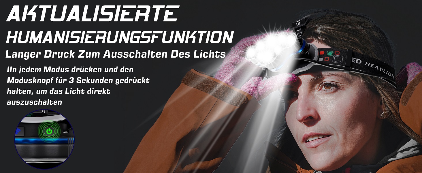 Кепка-ліхтар MLIAIMCE: надпотужний LED-ліхтар налобний, 18000 люмен, 8 режимів, червоне світло, IPX4, водонепроникний. Ідеально для кемпінгу, риболовлі, активного відпочинку, роботи та походів. Чорний колір.