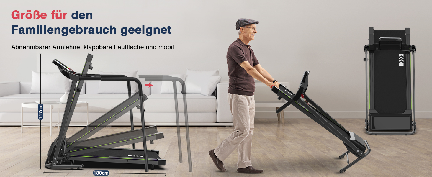 Redliro: тренажер для рівноваги з подовженим поручнем, складний, з підставкою для телефону та чашки, LCD-дисплей, вантажопідйомність 136 кг