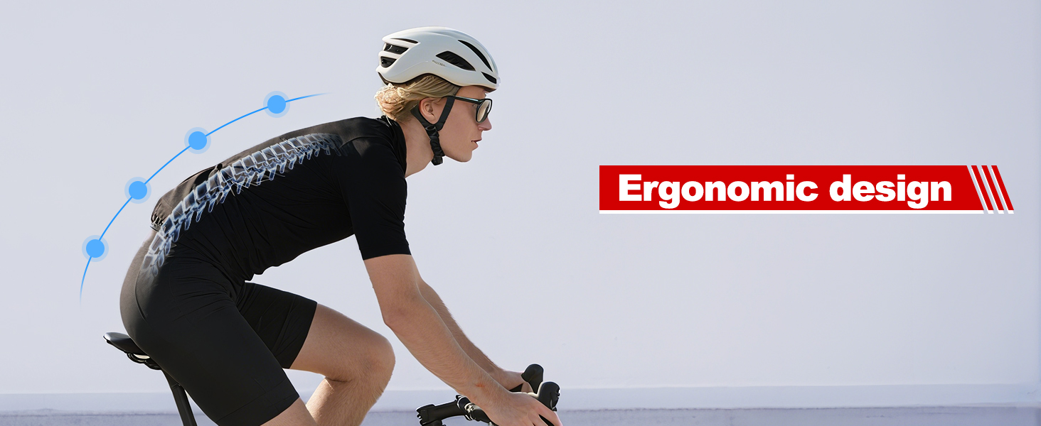 PRMHOOT Велосипедне сідло для чоловіків та жінок з піною Memory Foam, зручне, м'яке, ергономічне, дихаюче, амортизуюче. Підходить для E-Bike, MTB, шосе, міського велосипеда, чорного кольору.