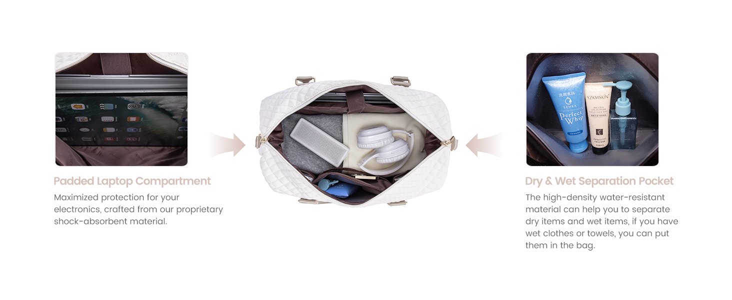 Спортивна сумка LOVEVOOK для жінок з відділенням для взуття, ручна поклажа, сумка для подорожей, вікенд, дуфл, сумка для подорожей, ручна поклажа, клінічна сумка, набір для пологів, для спортзалу, пляжу, сауни, кемпінгу, XL, 2 шт., Бежевий, Ніжний рожевий