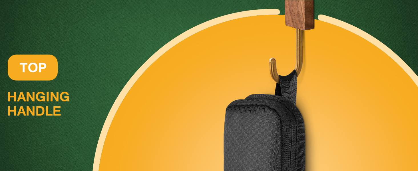 Чохол для більярдного кия (1/2) з ручкою та ремінцем, чорний. М'який футляр для кия з підсумком на блискавці, підходить для жінок та чоловіків.