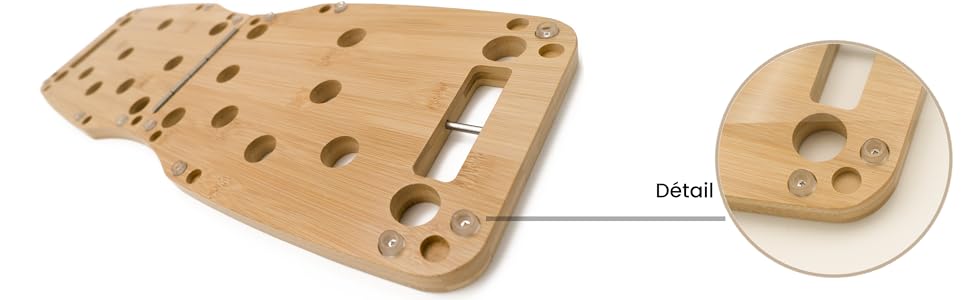 Бамбукова дошка для віджимань Amplitude Lite Premium Push Up Board (65 см) - складана, стабільна, з гумками та інструкцією 30 в 1