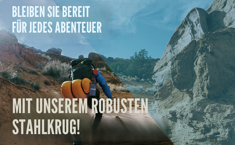 Металева пляшка для води Extra Stark 1.3L та 2.2L - Без витоку, BPA-Free - Міцна пляшка для спортзалу, спорту та дорослих (1300 мл, Чорний)