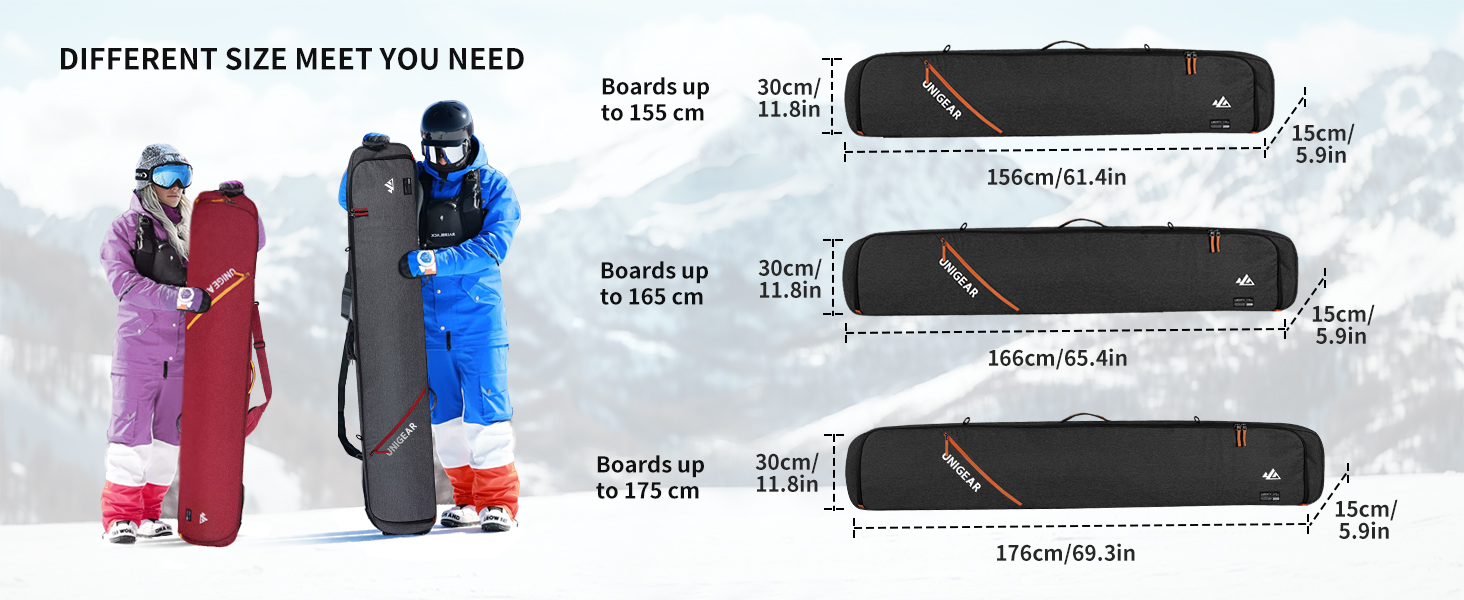 Сумка для гірськолижного спорядження Unigear Skitasche, сіра, 165/175 см