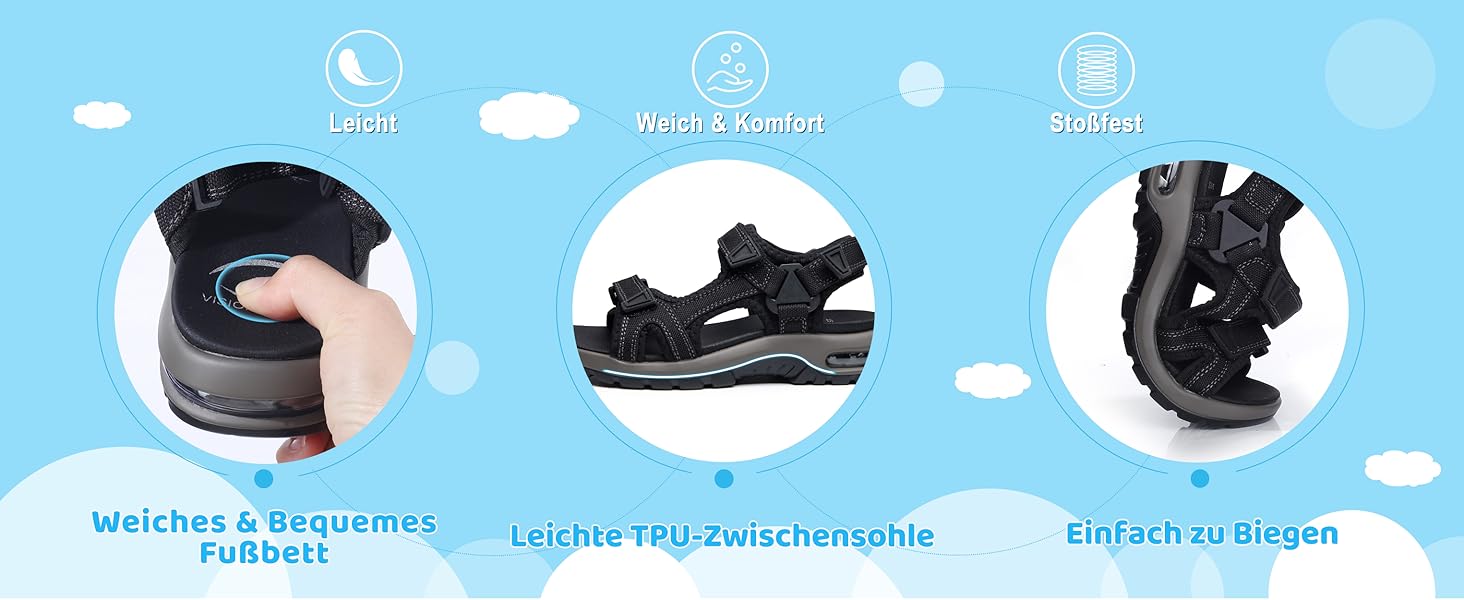 Сандалі дитячі Visionreast для хлопчиків, пляжні, спортивні, трекінгові, з амортизуючою підошвою, протиковзкі, літні, для прогулянок, коричневі, 28 EU