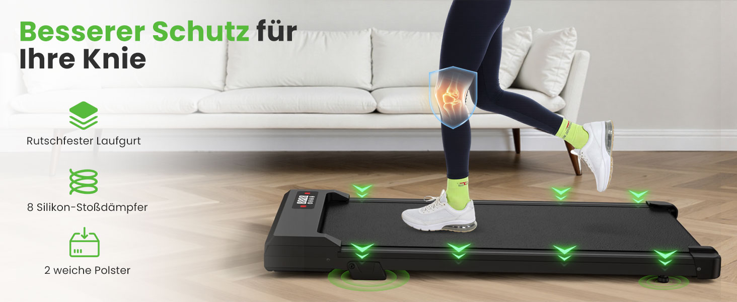 Бігова доріжка для дому HomeFitnessCode з нахилом та електроприводом - Walking Pad 1-8 км/год