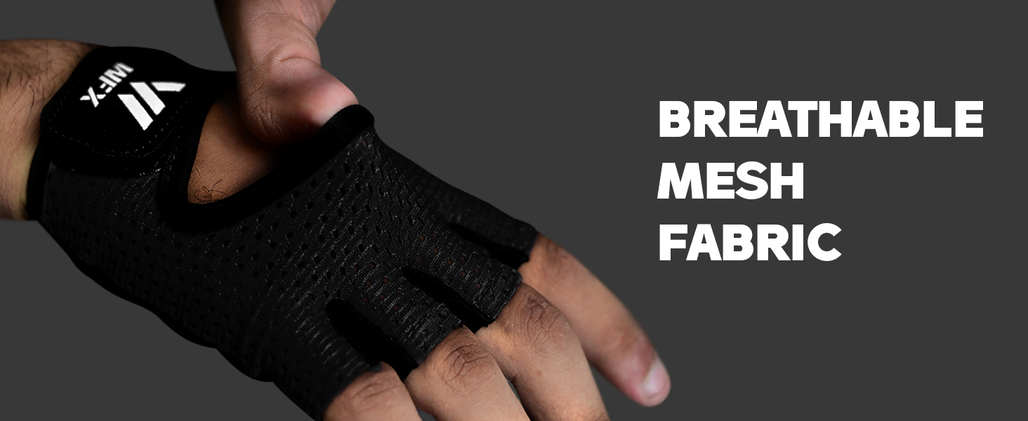 Фітнес рукавички Westwood Fox: дихаючі рукавички для тренувань, важкої атлетики, бодібілдингу та кросфіту (чорний, XL)