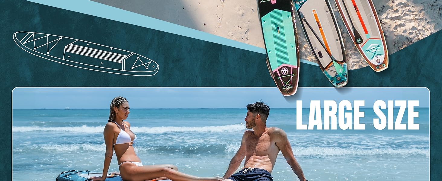 Надувний SUP Борд 350x89x15см: Широкий, для дорослих, з аксесуарами та рюкзаком. Ідеально для йоги, риболовлі та серфінгу.