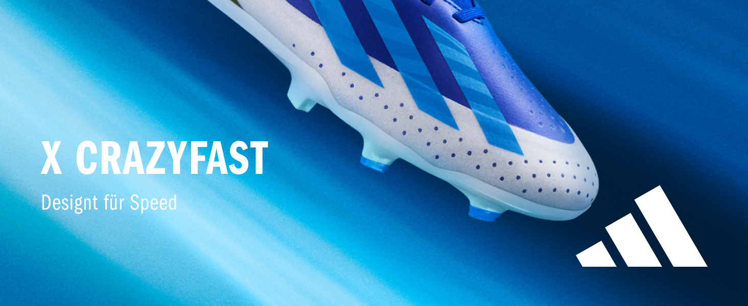 Дитячі футбольні бутси adidas X Crazyfast Messi.3 Indoor (28 EU, Silver Metallic Blue Core Black)