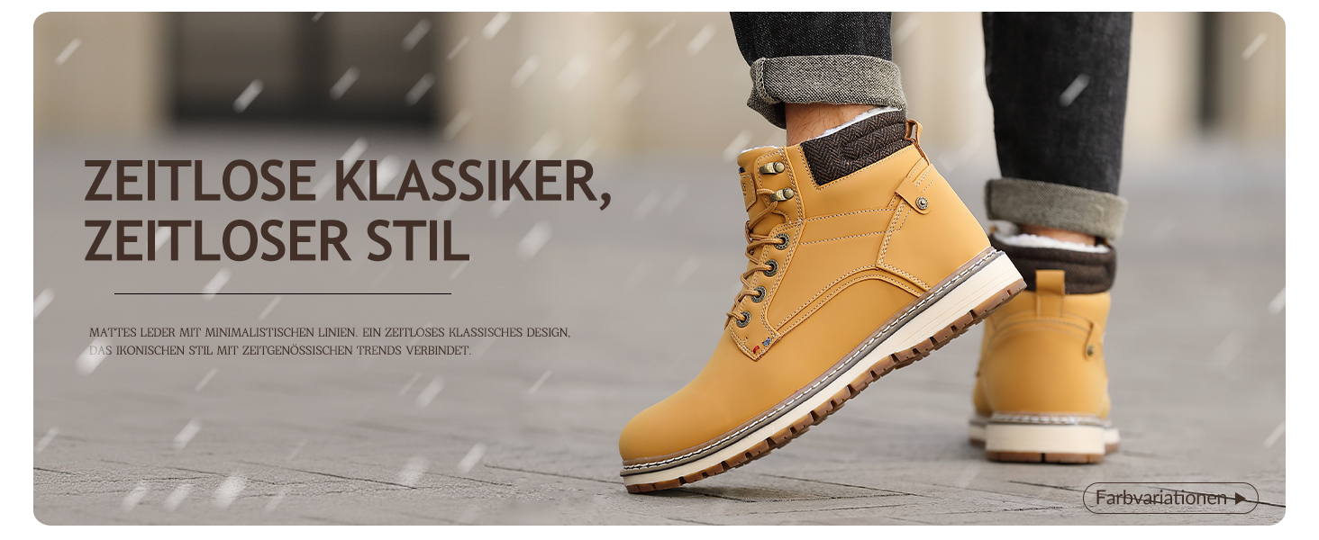 Чоловічі зимові черевики ANALEAF - теплі, непромокаючі, з антиковзаючою підошвою, для прогулянок та походів, зелені, 43 EU