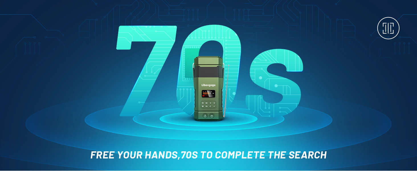 LED кемпінговий ліхтар Libovgogo з Bluetooth, радіо, сонячною зарядкою та Power Bank, IP65, 5000mAh