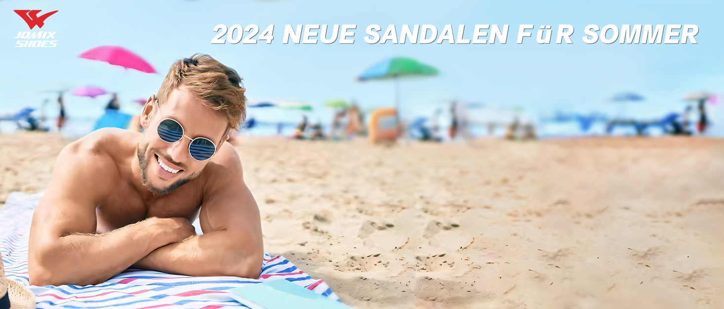 Чоловічі сандалі JOMIX на липучках, літні відкриті шльопанці для трекінгу, сірі, 44 EU