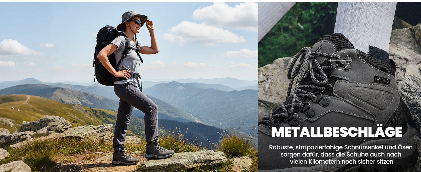 Жіночі водонепроникні трекінгові черевики CC-Los - чорний колір, розмір 39 EU