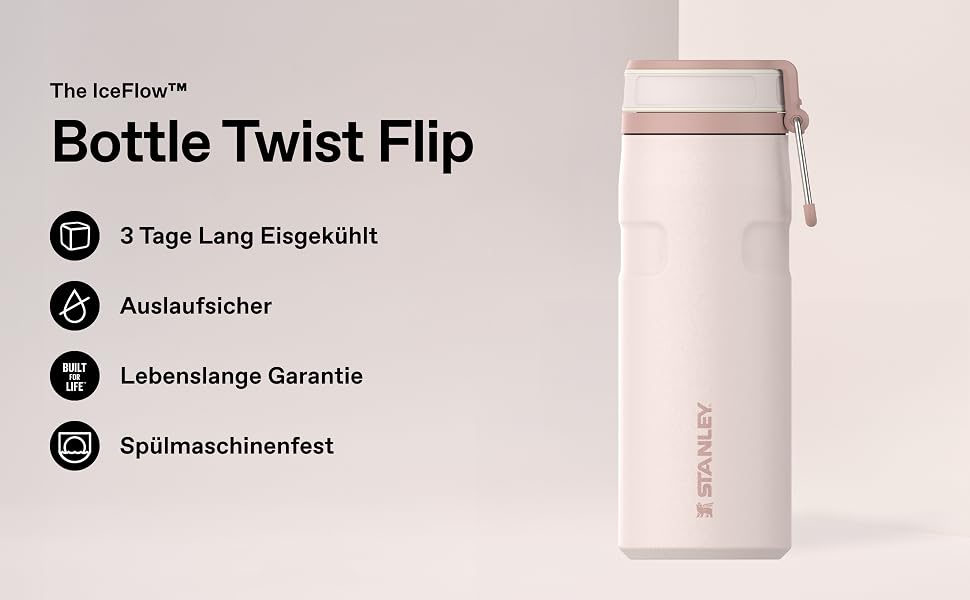 Термопляшка Stanley 1913 IceFlow Twist Flip 0.47л, Frost