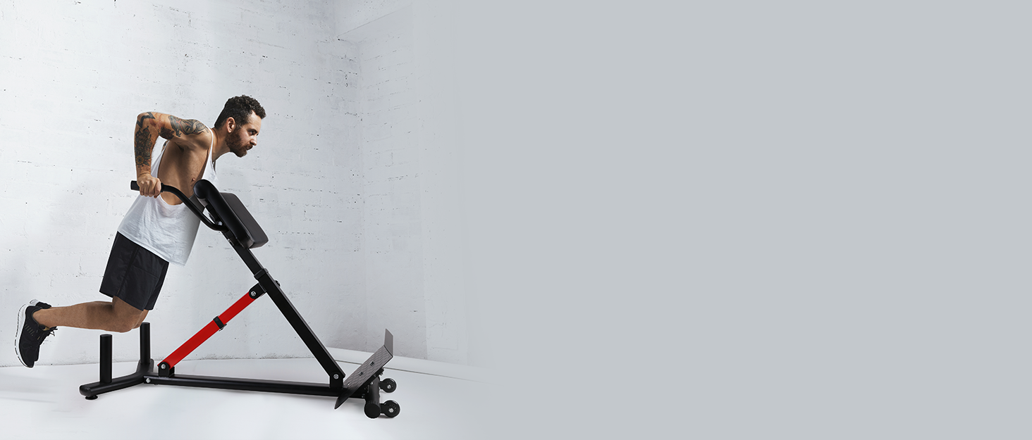 ЛІОНСКУЛ Банка для гіперекстензій з регульованою спинкою - тренажер для дому