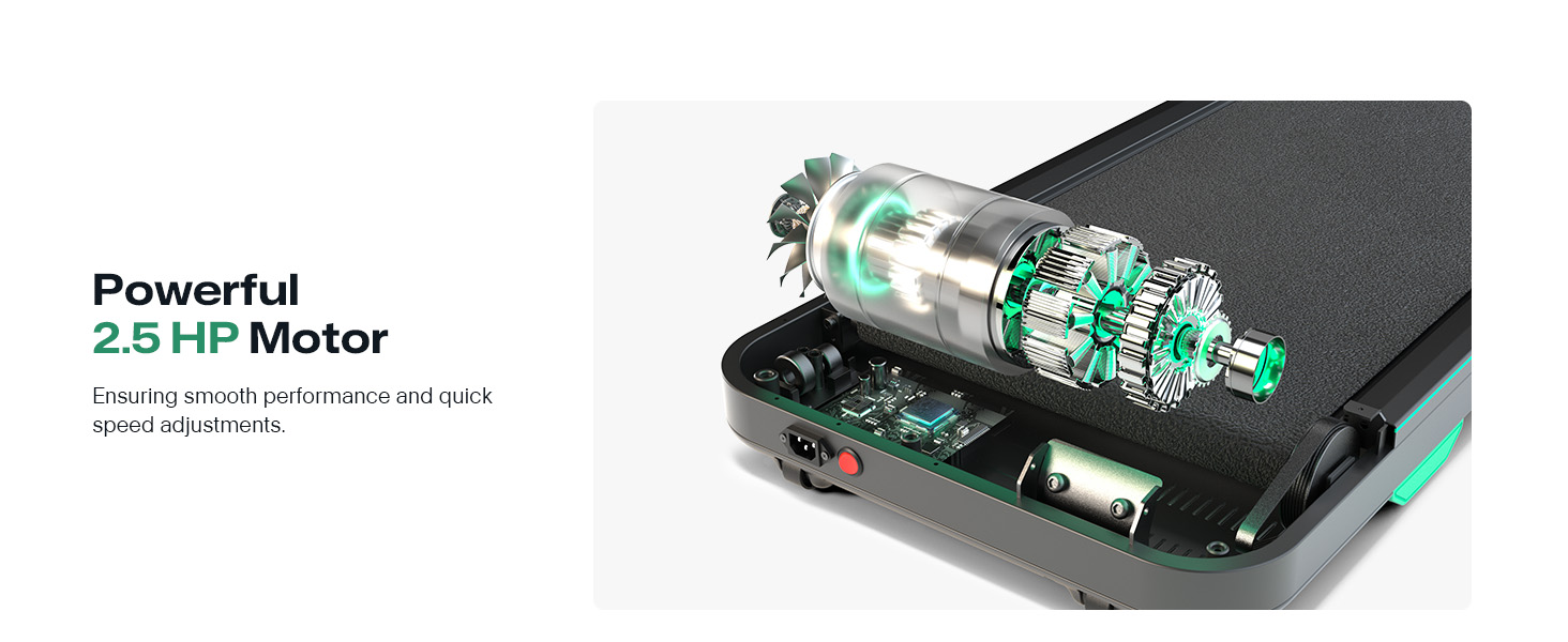 UREVO Smart Walking Pad: компактний біговий килимок під стіл з амортизацією, керування через додаток та пультом, 38x102 см