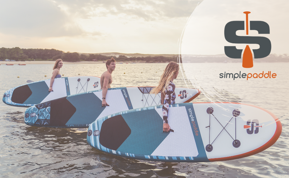 Надувна SUP-дошка 9'2, 10'2 або 10'6 з веслом, страховкою, насосом Double Action і сумкою для транспортування