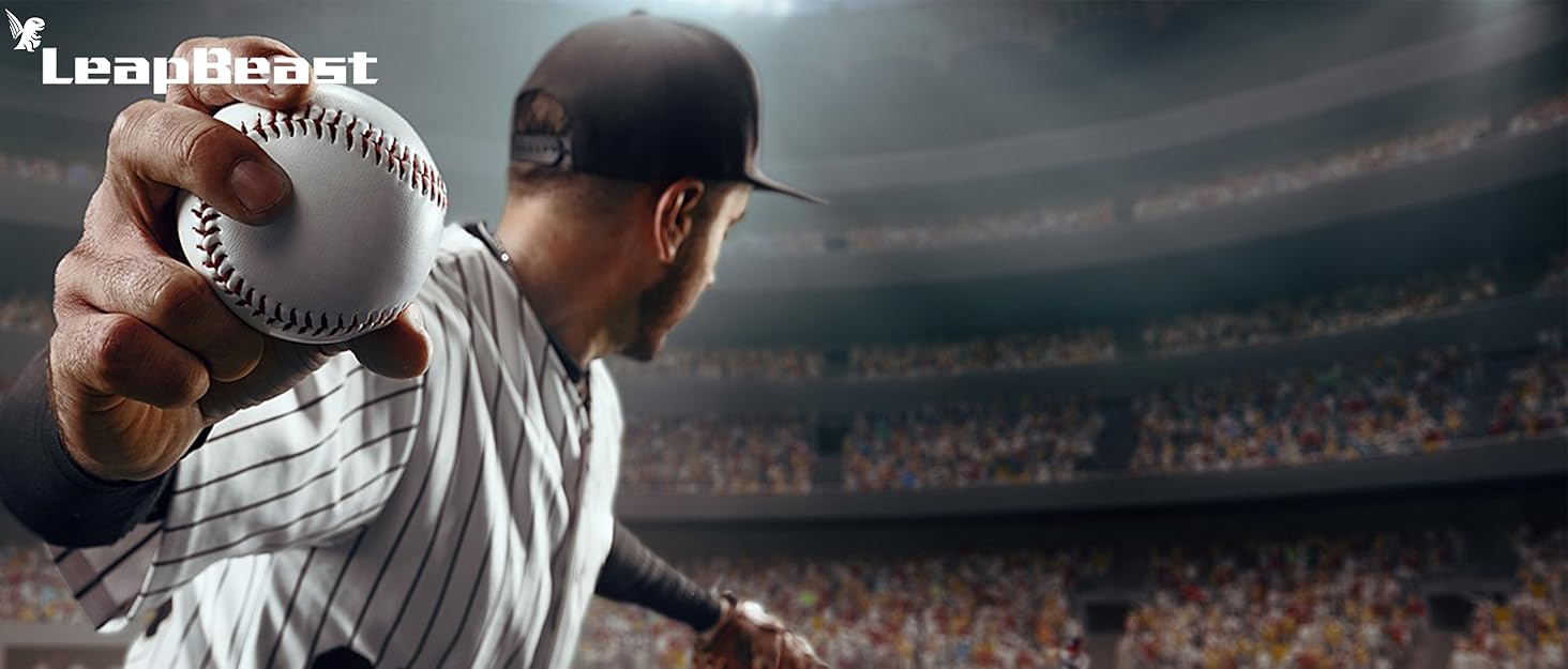 Рукавиця для бейсболу та софтболу Recht Hand 12.5 дюймів, коричнева, для дорослих, з м'ячем для тренувань та змагань