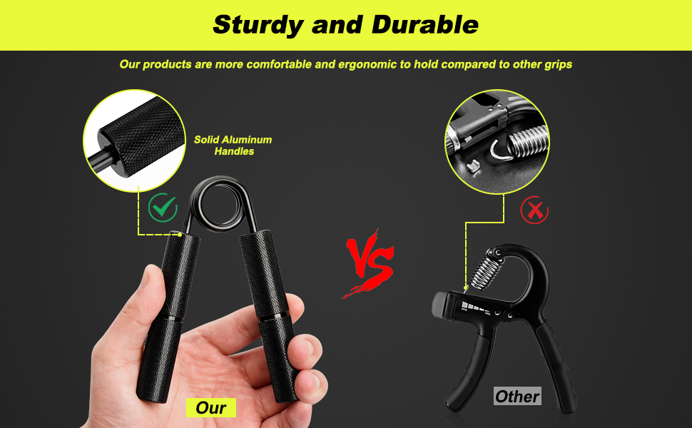 Набір для тренування рук та пальців (4 шт.), алюмінієвий підлокітний тренажер, тренажер сили хвата, тренажер м'язів рук для зміцнення хвата, нарощування м'язів та реабілітації рук (50/100/150/200 LBS)