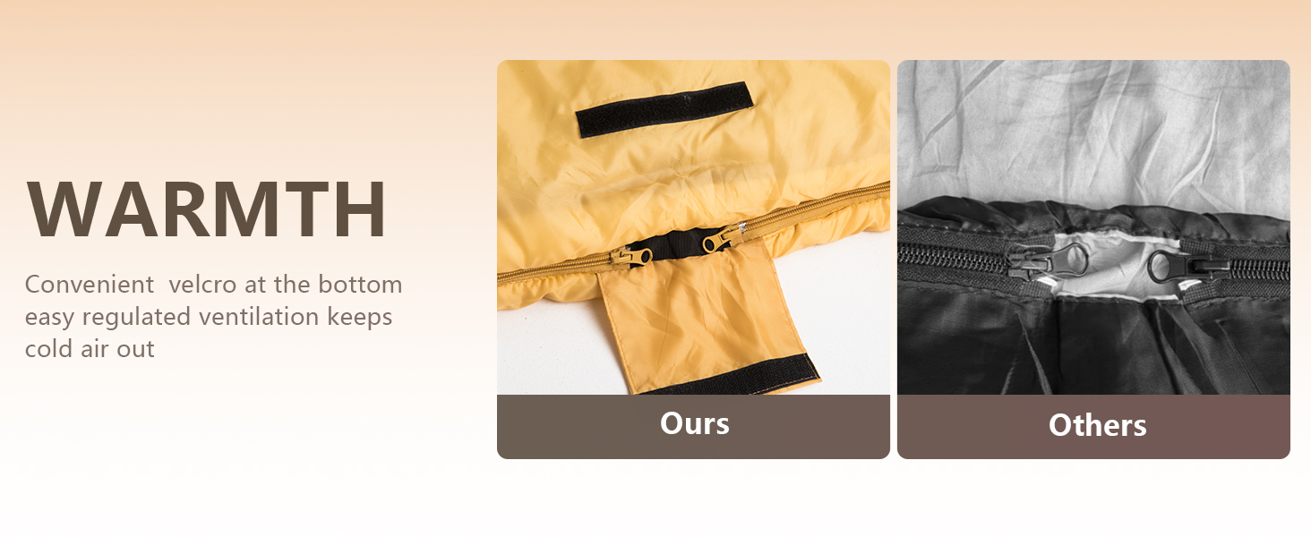 Зимний спальний мішок BISINNA для 2 дорослих, 3 сезони, для кемпінгу та подорожей на автодомі (4.2 кг), зелений (жовтий)