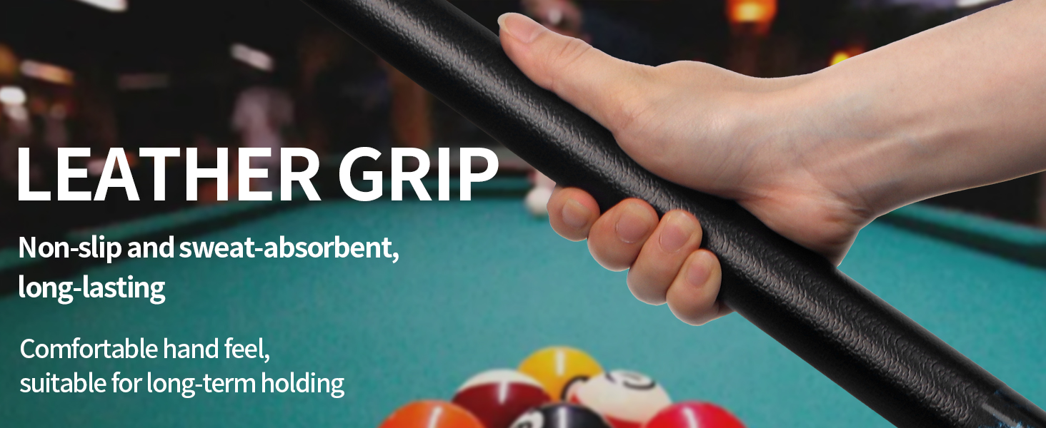 Набір для більярду Horse Billardqueue: 4 більярдні кийки з канадського акації, 58 дюймів, вага 18-21 oz, 2 крейди, для дорослих