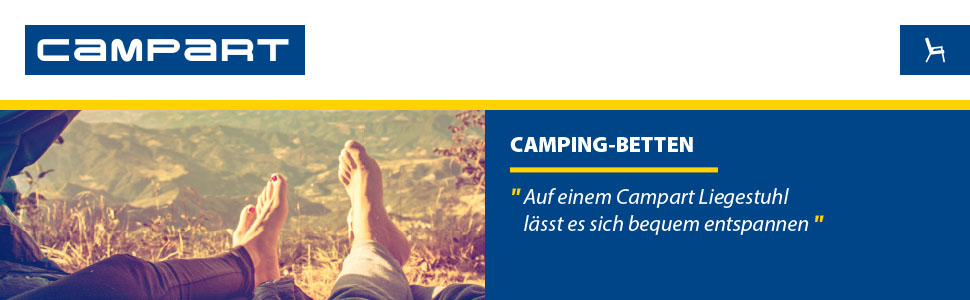 Кемпінг стілець Campart Livorno з підлокітниками, широке сидіння, 7 положень, CH-0672