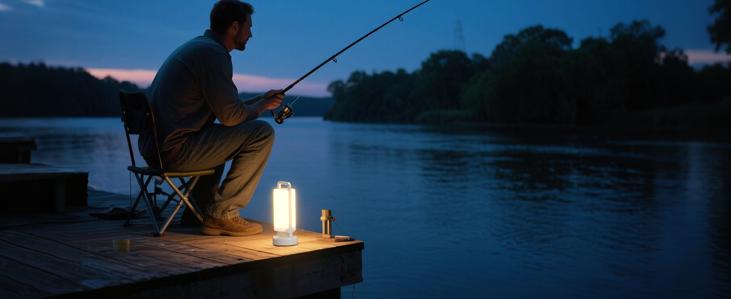 Сонячна кемпінгова лампа Eventek 8000mAh з LED, 3 режими, сенсорне керування, IPX5, для кемпінгу, подорожей та надзвичайних ситуацій