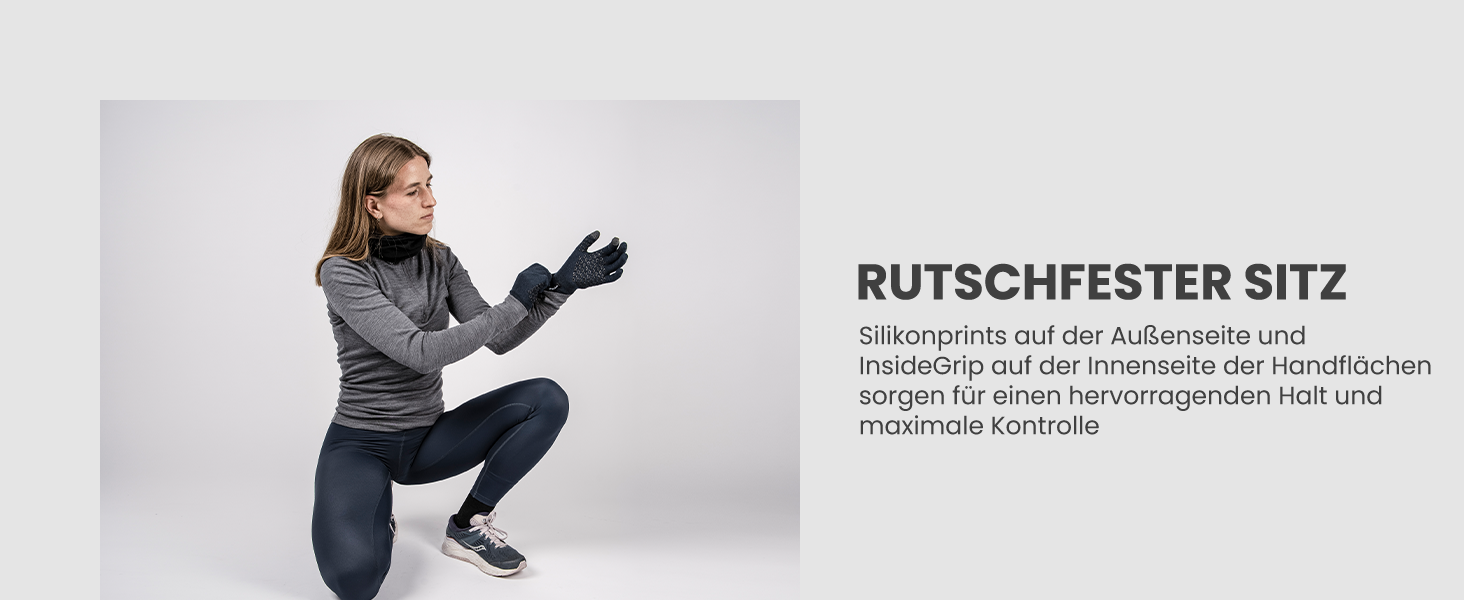 Рукавички велосипедні GripGrab Primavera 2 Merino XL/XXL, чорні - термо, сенсорні, для весни/осені/зими