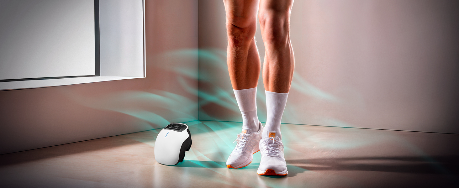 Електричний масажер для ніг GLOBAL RELAX VITALZEN SLIM з шиацу, розминанням і прогрівом, для поліпшення кровообігу та зняття болю, інтуїтивне керування