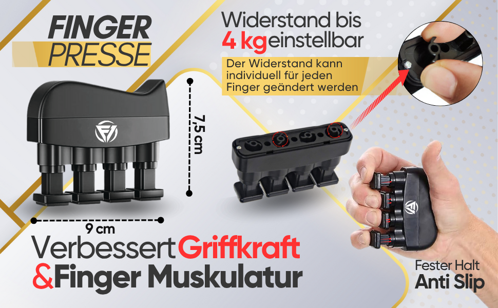 Набір для тренування рук FUNFLEX: 5шт. (підсилювач сили, розтягувач пальців, тренажер зап'ястя)