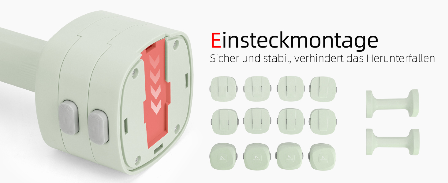 Набір гантелей Abahub 4-в-1: регульовані штанги для дому, фітнесу та силових тренувань. Підходить для жінок та початківців, вага 1-2.5 кг (зелені)