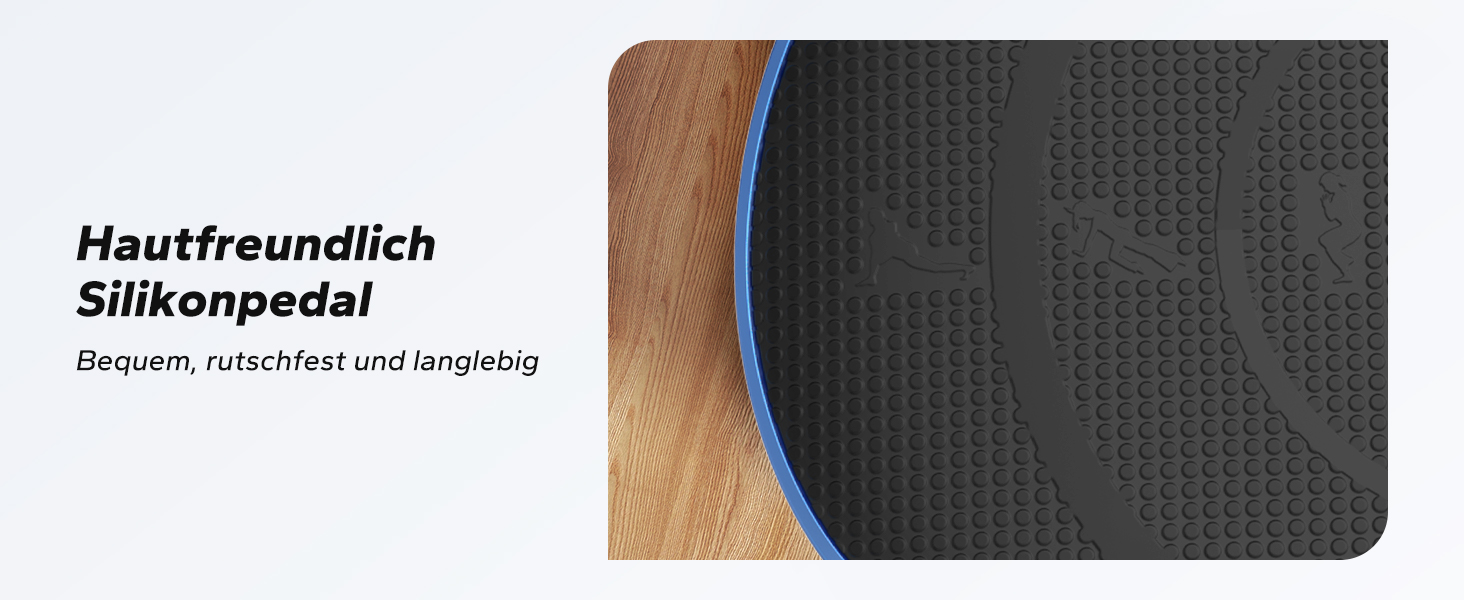 Вібраційна платформа MERACH для тренувань всього тіла, підтримка Bluetooth, синій