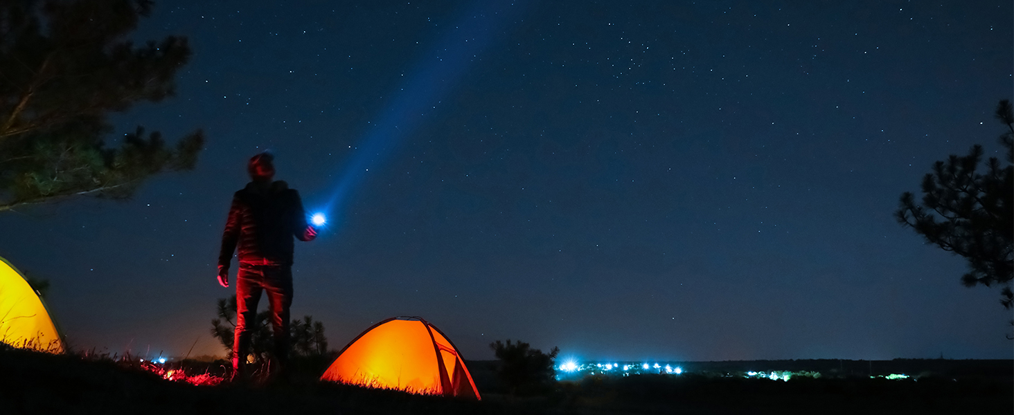 Ліхтар налобний LED USB-C, 500000 люмен, тактичний, 5 режимів, водонепроникний IPX7, для кемпінгу та відпочинку на природі