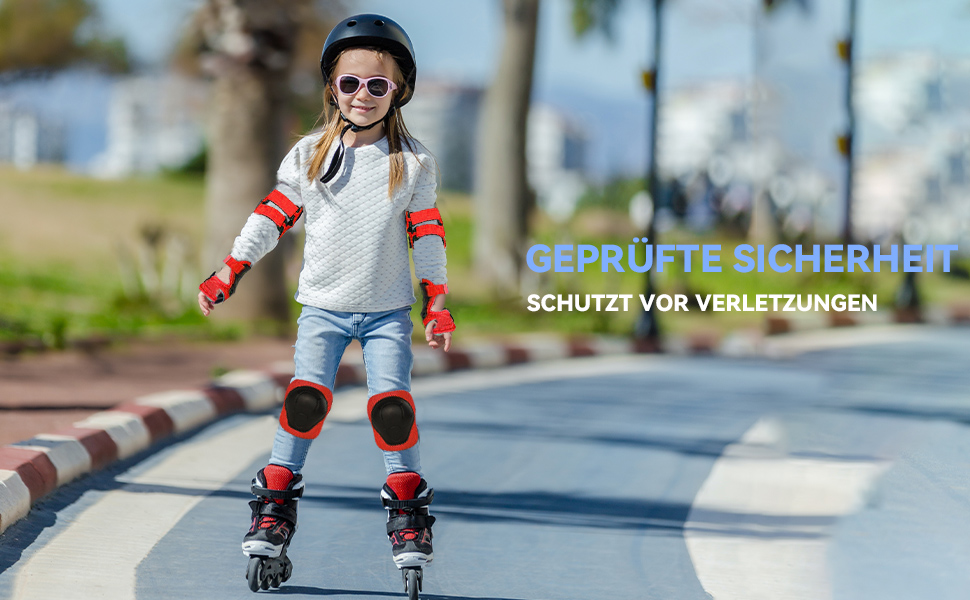 Набір захисту для дітей: наколінники, налокітники, рукавички. Підходить для роликів, скейта, скейтборда. Колір: зелений