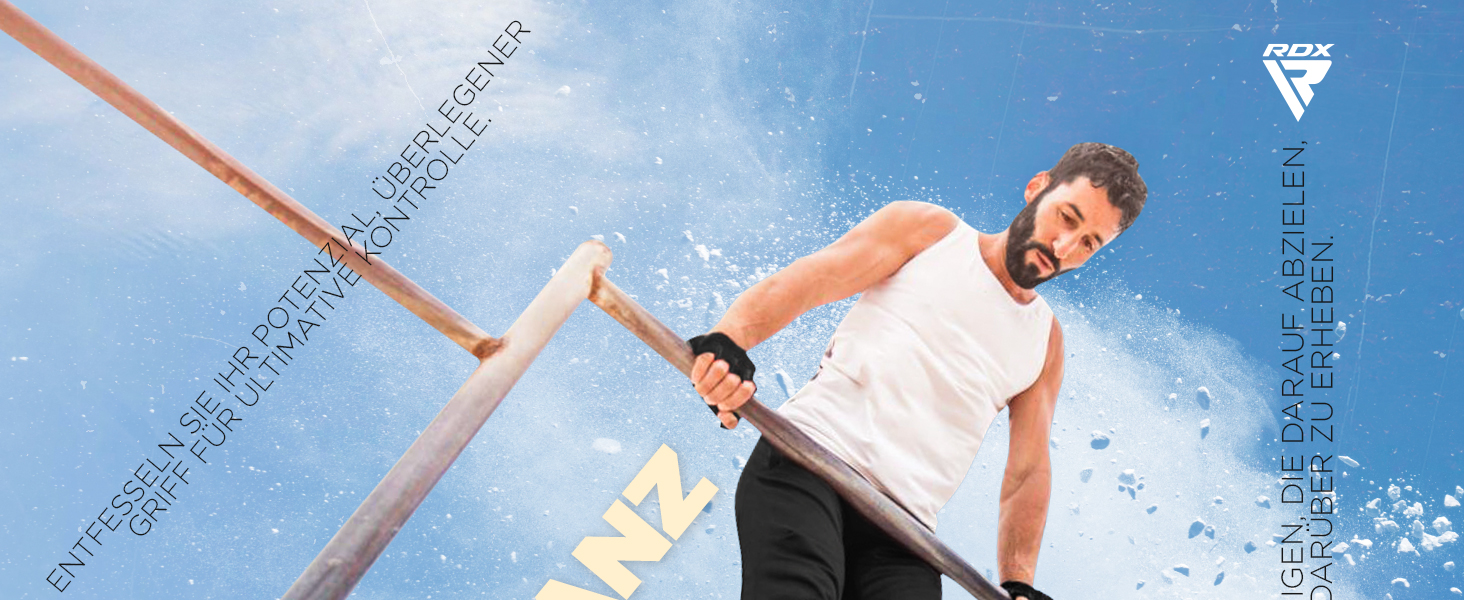 Фитнес рукавички RDX для чоловіків та жінок, рукавички для тренувань, силових вправ, з антиковзким покриттям та захистом зап'ястя, для залу, бодібілдингу, HIIT, підняття ваги, чорні, XL