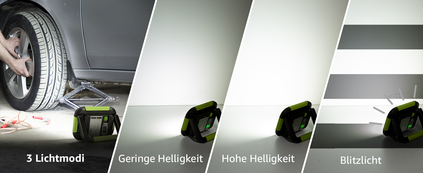 LED кемпінговий ліхтар 10W з акумулятором 4400mAh, 1000lm, 3 режими, димер, для кемпінгу, намету, надзвичайних ситуацій