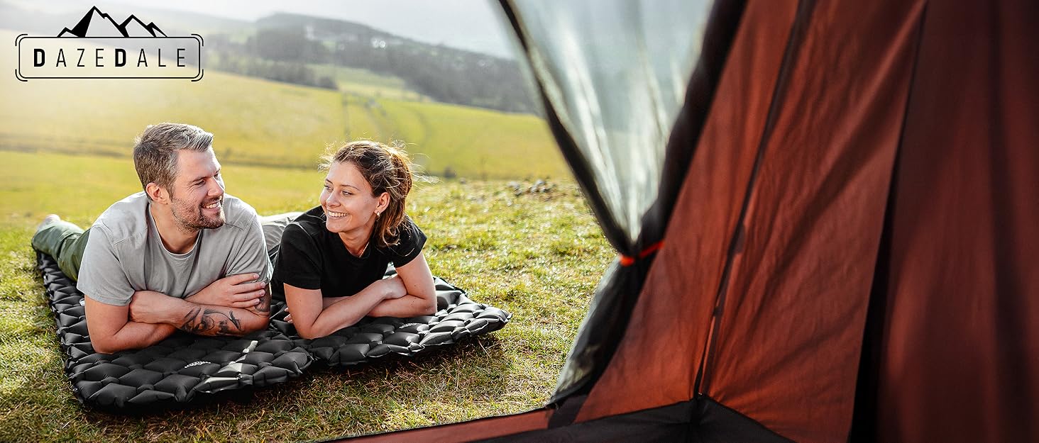 IsoMatte Dazedale для кемпінгу: ультралегка, тиха, компактна | Спальний килимок для туризму та відпочинку на природі