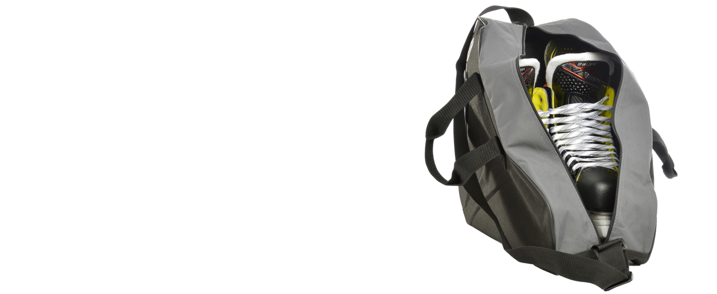 Сумка для ковзанів BASE Skatebag: містка, з ручками та регульованим ременем, зелено-чорна