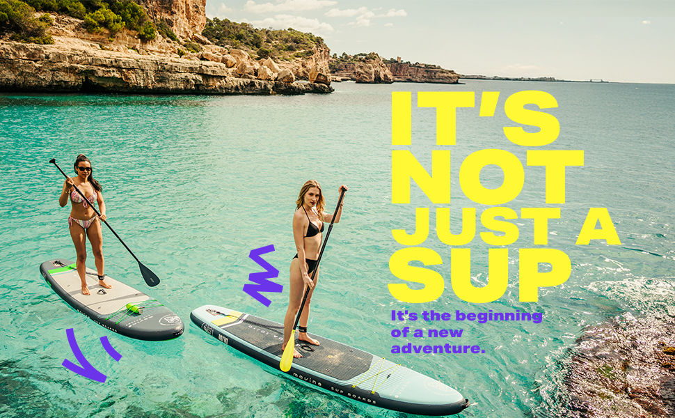 Надувний SUP-борд Movino Garda Allround 10'10' (330x81x15см) 2в1, комплект, до 150 кг, Navy-Orange