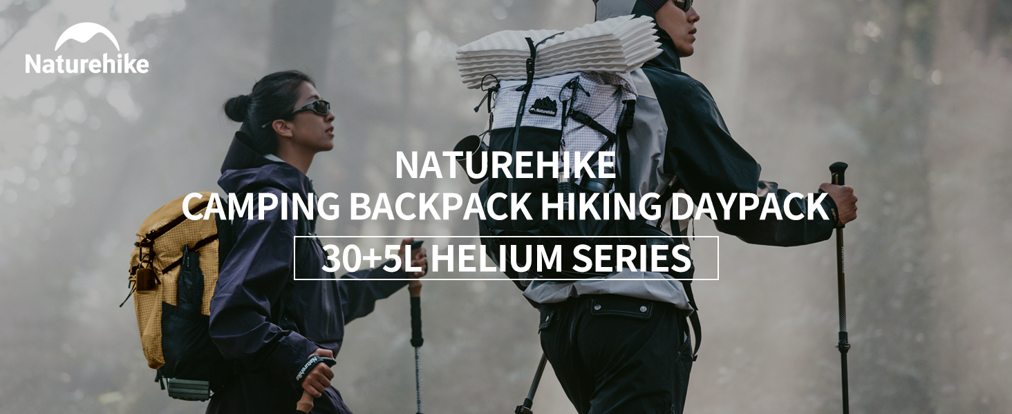 Рюкзак Naturehike 25/35 л водонепроникний для туризму, подорожей, кемпінгу, чоловічий та жіночий