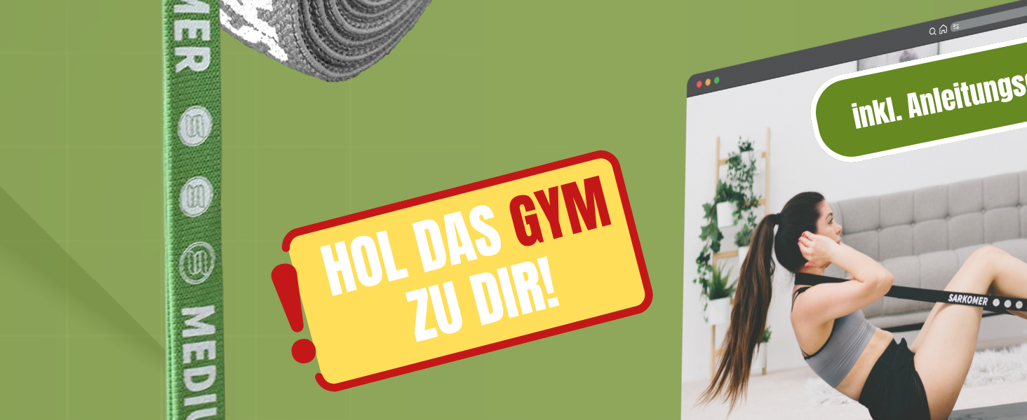 Набір фітнес-гумок Sarkomer Pilates 3 шт. з бавовни | Фітнес-гумки | Терапевтичні гумки для вправ | Гумки для підтягувань