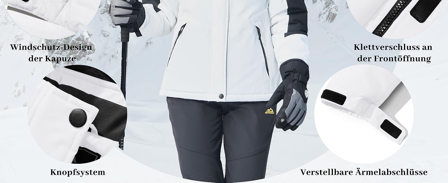 Жіноча зимова куртка MAGCOMSEN: тепла флісова парка, софтшелл для сноуборду та гірськолижного спорту, рожевого кольору, водонепроникна та вітрозахисна