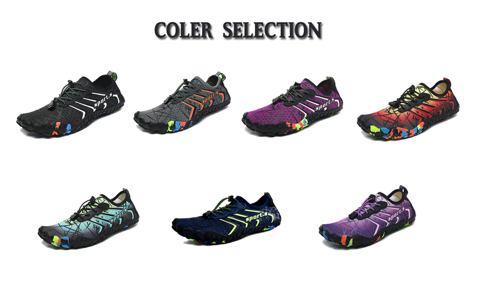 Шкарпетки для плавання Ziitop: чоловічі та жіночі, для пляжу, швидко сохнуть, з дренажними отворами, для каякінгу, фітнесу, трейлраннінгу, хайкінгу, розмір 35-46