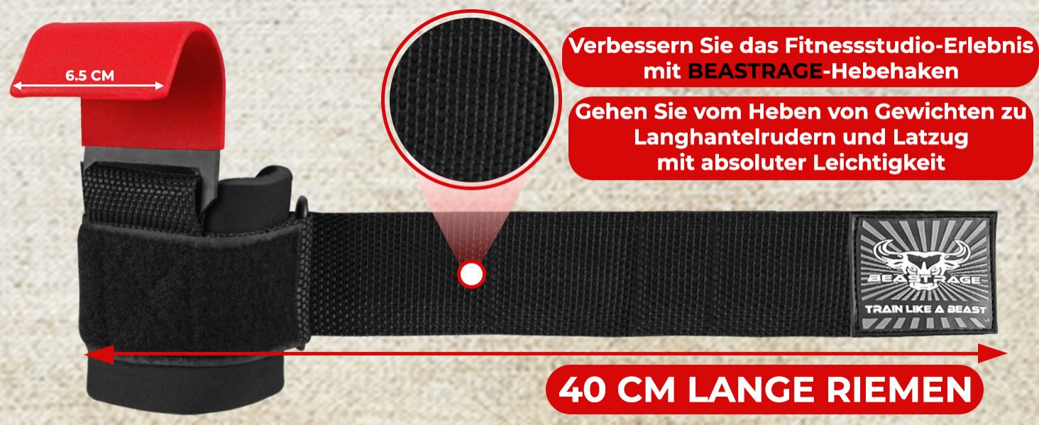 Набори для важкої атлетики BEAST RAGE: хрестовини, ремені для зап'ястя, неопренові пов'язки, неслизькі фітнес-бандажі для чоловіків та жінок (червоний)