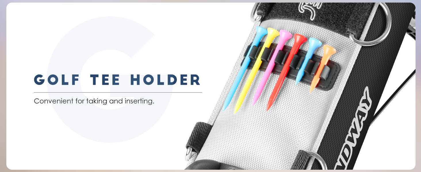 Сумка для гольфу Findway: стійка, легка, для тренувань та гри, 80 см, A1-BK