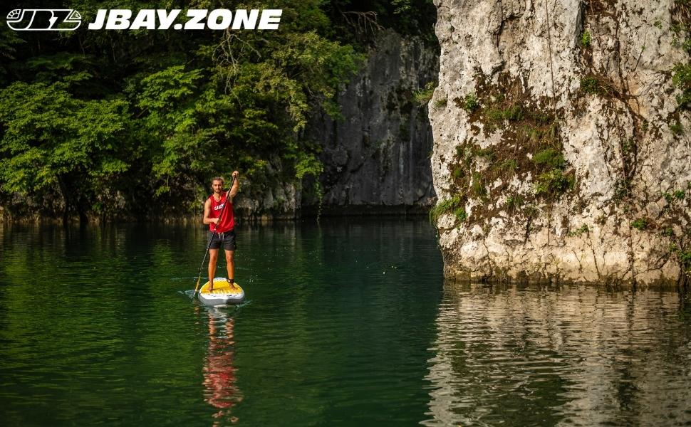 ДЖБАЙ. Надувне весло Zone Comet Touring SUP Stand Up Paddle з аксесуарами 380x76x15 см - 12'6''x30''x6''