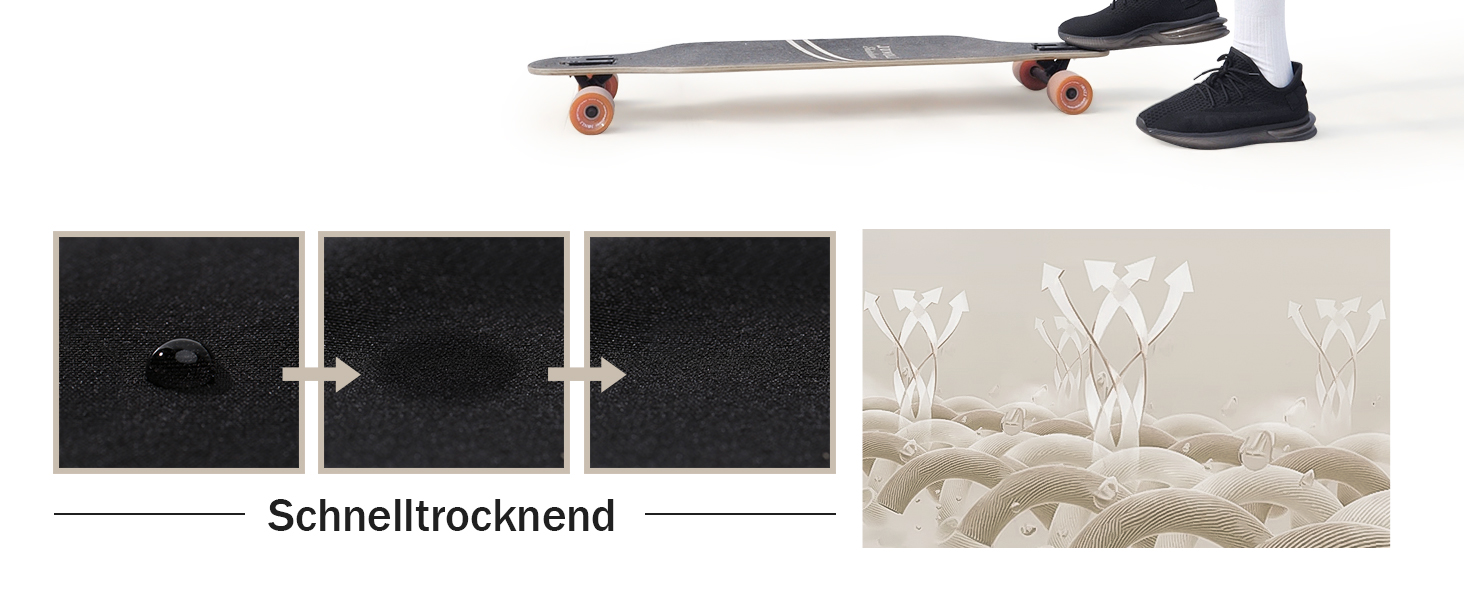 Шорти спортивні чоловічі HMIYA, чорні, швидковисихаючі, легкі з кишенею на блискавці